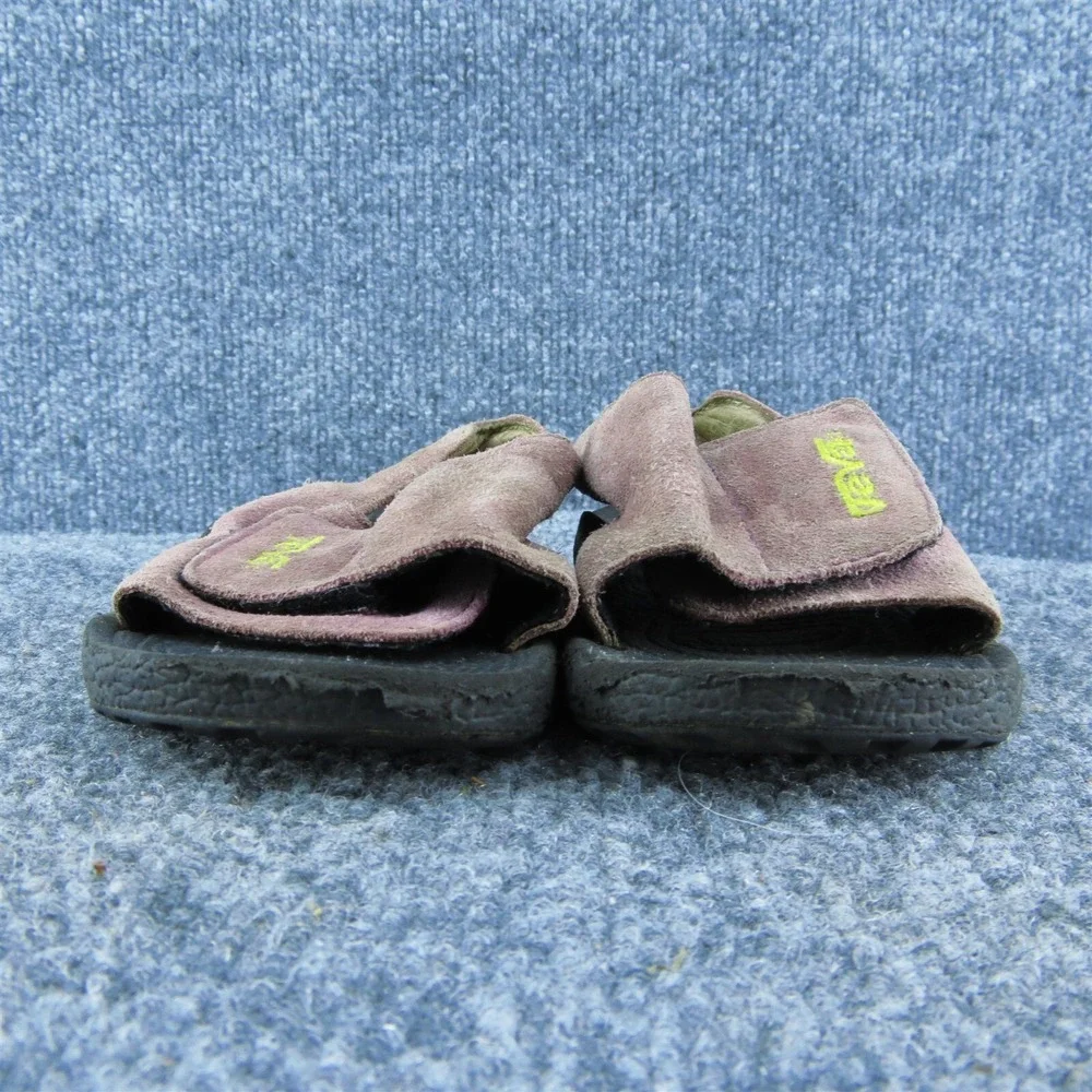Teva Boys Gladiator Shoes Red‎ Leather Hook & Loop Size T 9 Medium